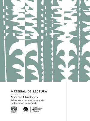cover image of Vicente Huidobro. Material de lectura